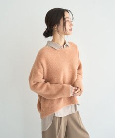 YECCA VECCA ピーチ起毛シャツ