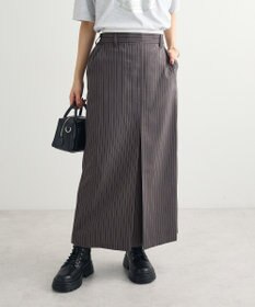 Green Parks ウエストレイヤーボックスプリーツスカート