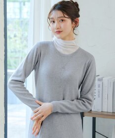 Tiaclasse 【選べる着丈・洗える】 ニットワンピース