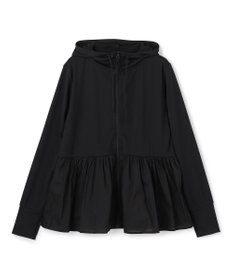 UNFILO 【VERY掲載】ラッシュガード ペプラムフーディ ブラック