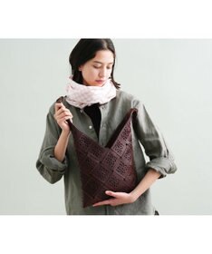 genten サステナブルカットワーク ショルダーバッグ