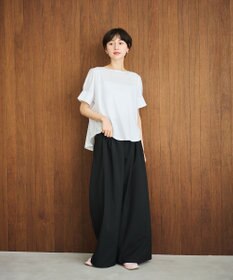 #Newans 【洗濯機可能/ストレッチ】ベリーワイドパンツ