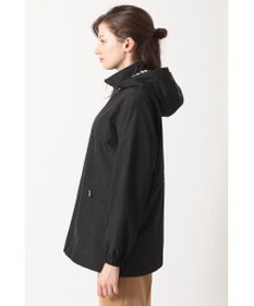 DAKS フーデッドライトタフタブルゾン