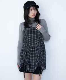 WEGO ドロストデザインキャミワンピース