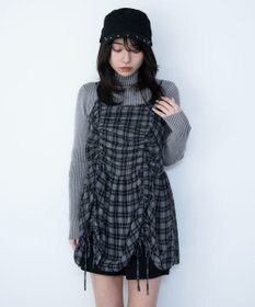 WEGO ドロストデザインキャミワンピース