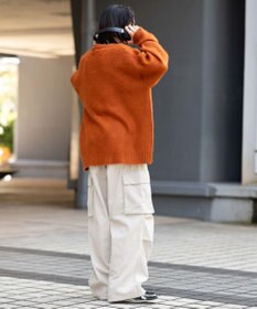 WEGO 【ウエストゴム/MLサイズ展開】イージーコーデュロイカーゴパンツ