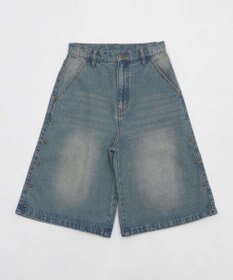 WEGO ロゴスタッズハーフパンツ