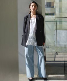 UNFILO レースヘム キャミソール