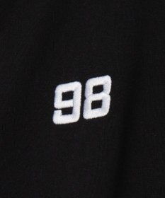 WEGO 刺繍ハーフジップショートスウェット