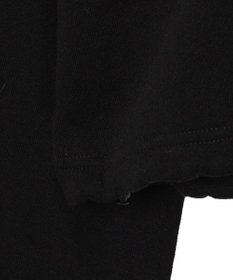 WEGO 刺繍ハーフジップショートスウェット