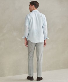 GOTAIRIKU ノルマンディリネン使用【洗える】カッタウェイカラー ソフトリネンシャツ