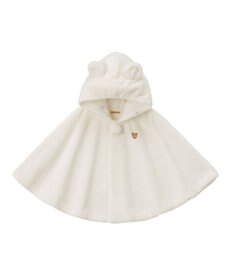 MIKI HOUSE HOT BISCUITS 【ミキハウス】【70-90cm】 マイクロファー マント