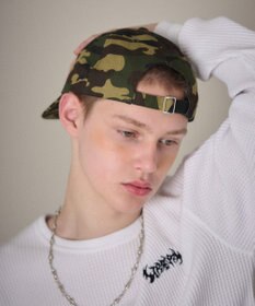 WEGO 【ユニセックス着用ITEM】スタッズロゴキャップ