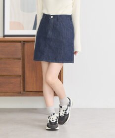 earth music&ecology Ｌｅｅ×ｅ．ｍ．ａ．ｅデニムミニスカート