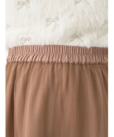 earth music&ecology チュールバルーンスカート