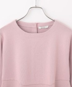 #Newans 【洗える】フォルムペプラムチュニックニット