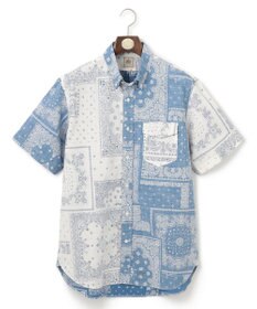 J.PRESS MEN ペイズリーバンダナプリント クレイジーパターンシャツ
