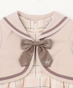 ANY KIDS ジャケット付き チェック ワンピース