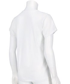 WACOAL MEN インナーシャツ 【2枚組】 3分袖 半袖 綿100%(本体) 伸縮性 肌着 下着 インナー 白 メンズ GL3500 /ブロス バイ ワコールメン