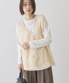 AMERICAN HOLIC 【選べる丈】Ｖネックレースベスト