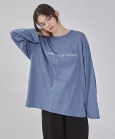 WEGO 【２点セット/ユニセックス着用ITEM】アクセ付きフォトコラージュT（LS）