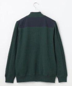 MEN】リバーシブル ニットブルゾン 1着で2つコーデが楽しめる 柔らかい