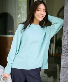 ANY SIS ボートネックAir ニット