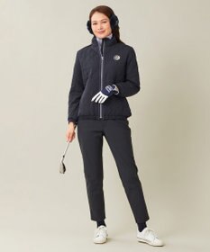 23区GOLF 冬の暖かボトム【WOMEN】ボンディング テーパードパンツ