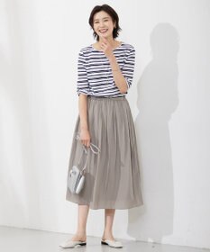 J.PRESS LADIES オーバルドロップ ネックレス