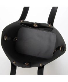 UNBILLION cachecache スタッズポイント両面合皮2wayトートバッグ