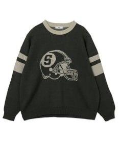 WEGO 【ユニセックス着用ITEM】ジャガードスリーブラインプルオーバー