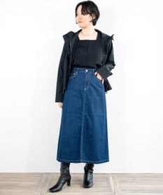caqu FS 4/5丈 デニムスカート