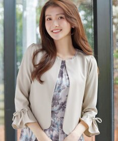 Tiaclasse リボン袖ジャレロ