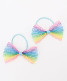 ANY KIDS 【WEB限定】ヘアゴム 3SET（レインボーリボン）