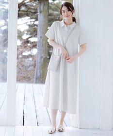 Tiaclasse 【洗える】ポロシャツワンピース