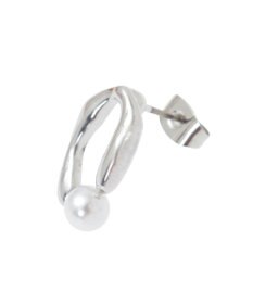 AMERICAN HOLIC パールオーバルフレームピアス