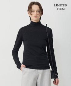 ICB 【先行予約・WEB限定】 コットンレーシージャガード ハイネックカットソー