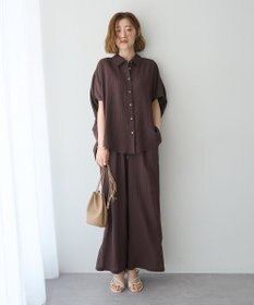 YECCA VECCA ストライプ柄シャツ