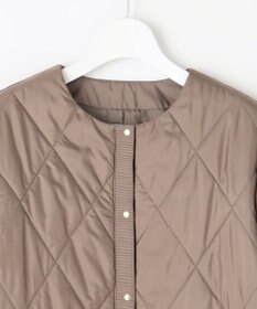 J.PRESS LADIES 【洗える】高密度タフタ キルティング ショート コート