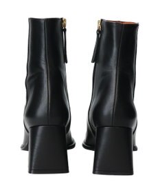 INTER-CHAUSSURES 【ANGEL ALARCON】フレアヒールセンターシームショートブーツ