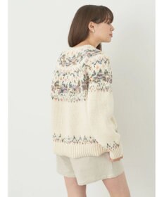 earth music&ecology スラブヤーンノルディックプルオーバー