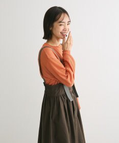 Green Parks ラメシアーリブニットプルオーバー