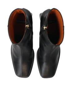 INTER-CHAUSSURES 【ANGEL ALARCON】フレアヒールセンターシームショートブーツ