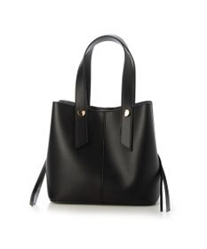 UNBILLION cachecache スタッズポイント両面合皮2wayトートバッグ