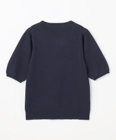 ANY 【マシンウォッシュ】モックネックパフスリーブニット