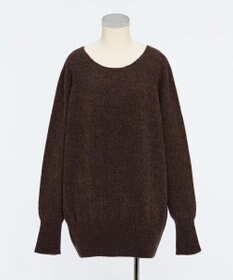 TOQUE 〈大草直子さんアドバイザー〉ベビーアルパカ×ウール縮絨ニットラグランスリーブ