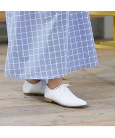 ing <ing>【WEB限定】ゴム紐レースアップシューズ