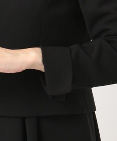 組曲 NOIR 【洗える】ウォッシャブルストレッチバックサテン ジャケット＋ワンピース