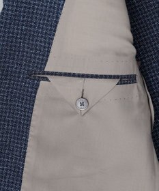 GOTAIRIKU 【尾州】ストレッチメッシュジャケット_千鳥格子柄