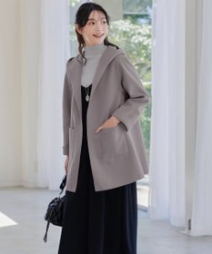 Tiaclasse ダブルフェイスニットロングコート